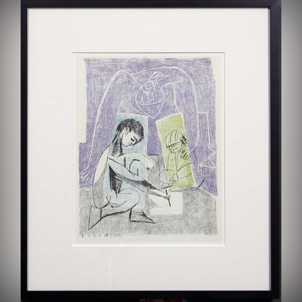 “The Small Drawer” (LE PETIT DESSINATEUR), 1956 by: Pablo Picasso